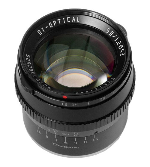 TTArtisan 50mm F/1.2 APS-C for Fuji FX